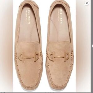 Cole Haan Tully tan suede driving Mocs Size 7.5